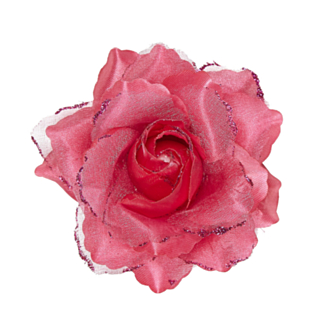 Glitter Ros Hårspänne Rosa