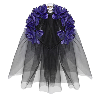 Day Of The Dead Diadem Lila