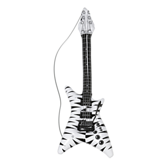 Uppblåsbar Rockgitarr Zebra