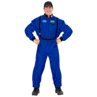 Blå Astronaut Maskeraddräkt