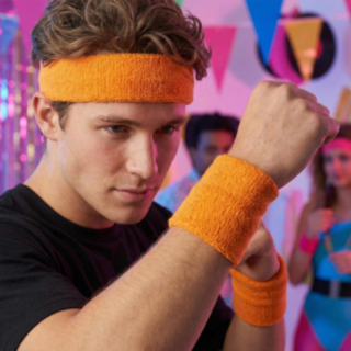 80-tal Svettband Orange