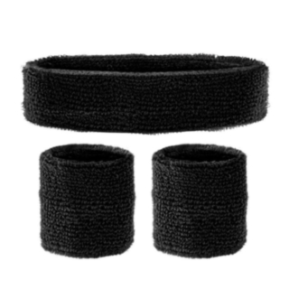 Svettband Set Svart