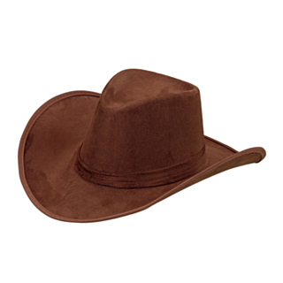 Brun cowboyhatt