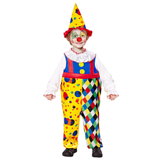 Skojig Clown Barndräkt