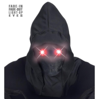 Ansiktslös LED-mask Röd
