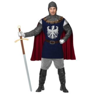 Medeltida Riddare Maskeraddräkt