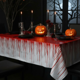 Blodig Halloween Duk