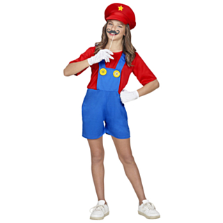 Miss Mario Rörmokare Barndräkt