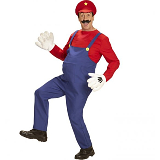 Rörmokare Mario Maskeraddräkt