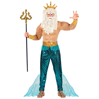 Poseidon Havets Gud Maskeraddräkt