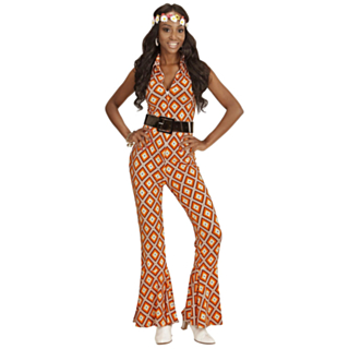 70-tal Discodräkt Orange