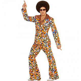 70-tal Discokostym Färgglad