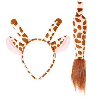 Giraff Hårband & Svans