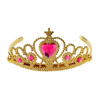 Prinsessa Barntiara Guld/Rosa