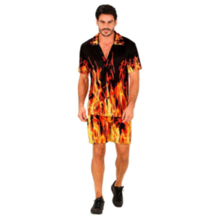 Flammande Skjorta & Shorts