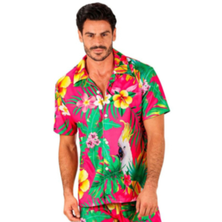 Tropisk Kakadua Hawaiiskjorta