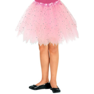 Glittrande Tutu Tyllkjol Barn Ljusrosa