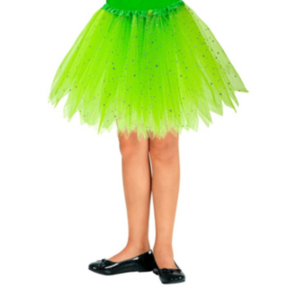 Glittrande Tutu Tyllkjol Barn Grön