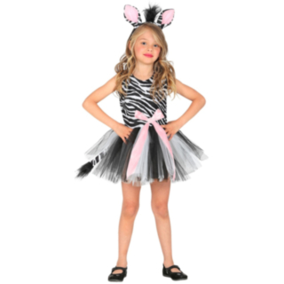 Zebra Tutu Barndräkt