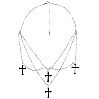 Gotiskt Kors Halsband