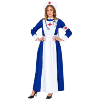 Vintage Sjuksköterska Maskeraddräkt