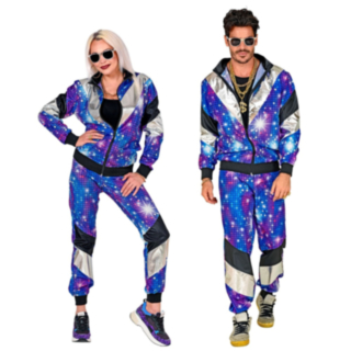 80-tal Disco Träningsoutfit Maskeraddräkt