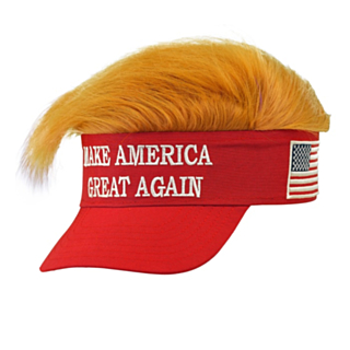 MAGA Solskärm Med Hår