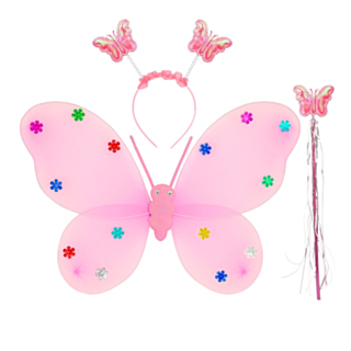 Fjäril Maskeradset Ljusrosa