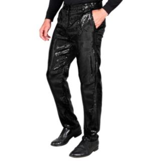 Disco Paljettbyxor Svart