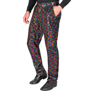 Disco Paljettbyxor Flerfärgade