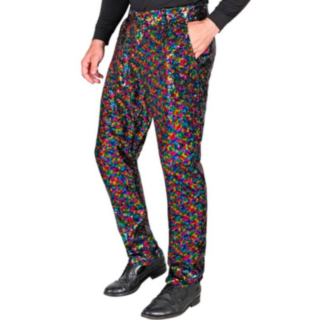 Disco Paljettbyxor Flerfärgade