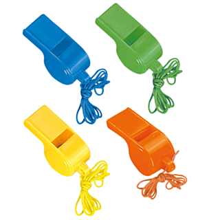 Färgglada Visselpipor