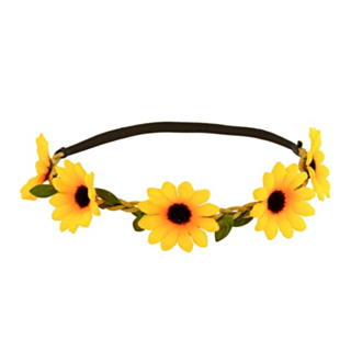 Solros Hårband