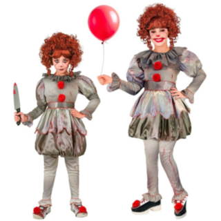 Mördarclown Klänning Barndräkt