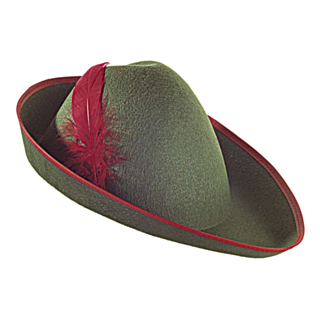 Robin Hood-hatt, fjädrar