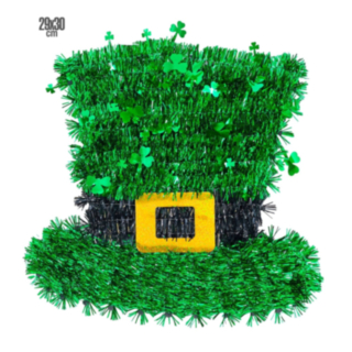 St. Patrick's Day Hög Hatt Folie Väggdekoration