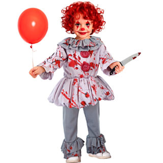 Blodig Horror Clown Barndräkt