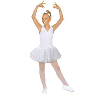 Ballerina-kjol, vit