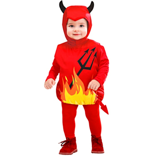 Djävul Babydräkt Röd