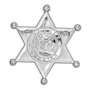 Sheriffstjärna Silver