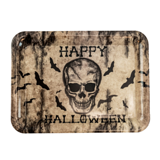Skelett Halloween Fyrkantigt Serveringsfat