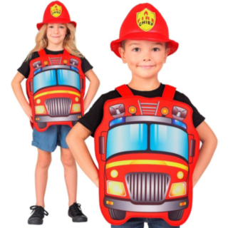 Brandbil Barndräkt