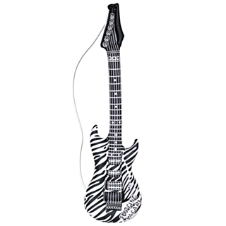 Uppblåsbar Gitarr Zebra