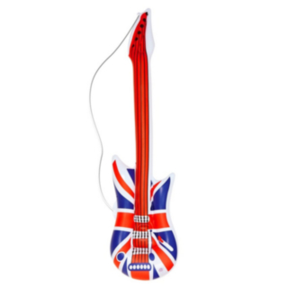 Brittisk Flagga Uppblåsbar Gitarr