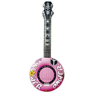 Uppblåsbar Hippie Banjo
