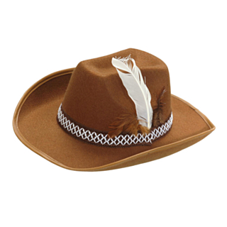 Elegant Barn Cowboyhatt Brun