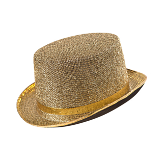 Deluxe Hög Hatt Guld