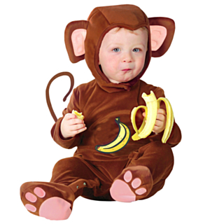 Bedårande Apa Babydräkt
