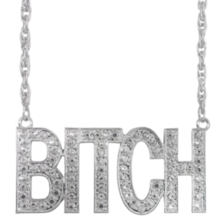 Bitch Halsband Silver