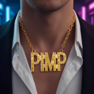 Pimp Halsband Guld